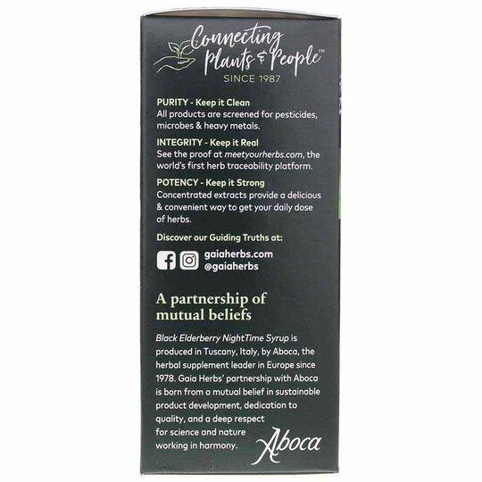 Black Elderberry NightTime Syrup, GH